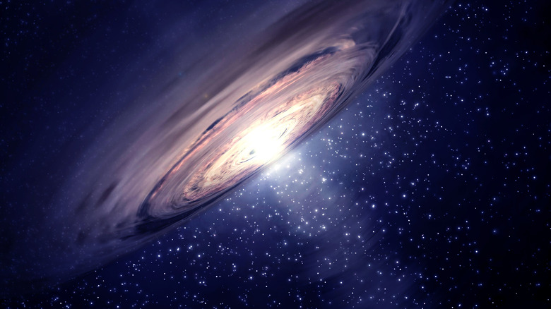 Massive black hole in free space