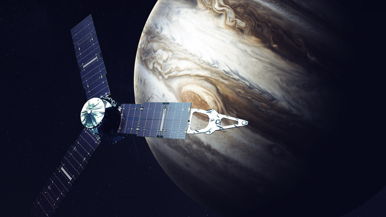 Juno spacecraft and Jupiter