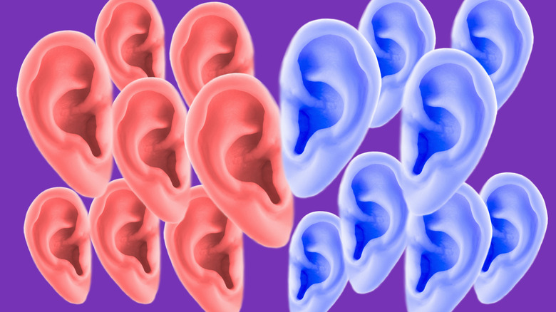 digital collage of human ears