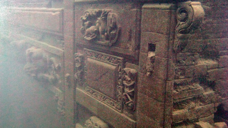Detail of a wall from Shicheng city