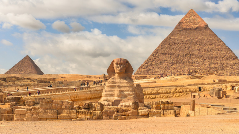 Egypt's Sphinx and Giza pyramids