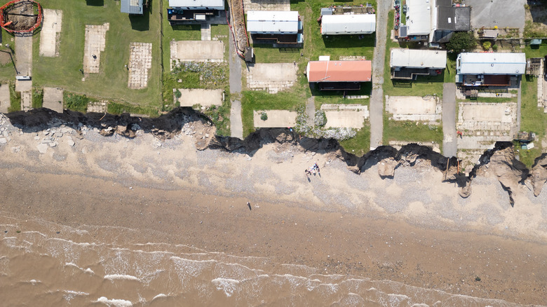 real estate development and erosion along coastline
