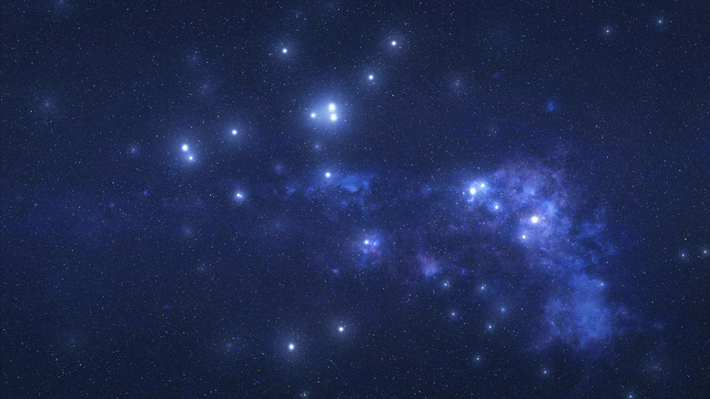 Centaurus constellation graphic in dark sky