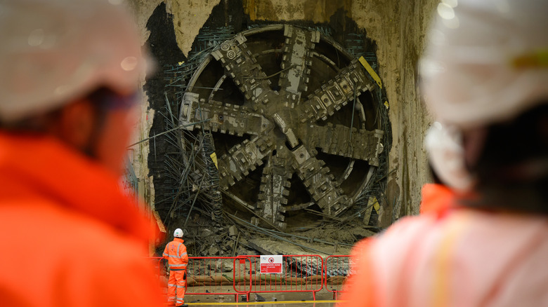 tunnel boring machine underground