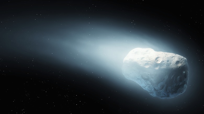 computer illustration of meteor