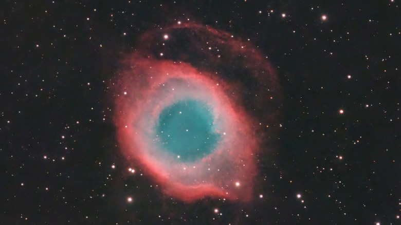 planetary nebula in deep space