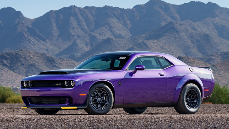 2024 Dodge Challenger Demon 170 on desert road