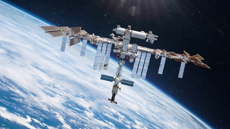 Digital rendering of the International Space Station
