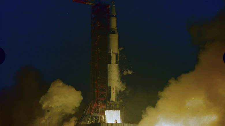 Apollo 12 blasting off