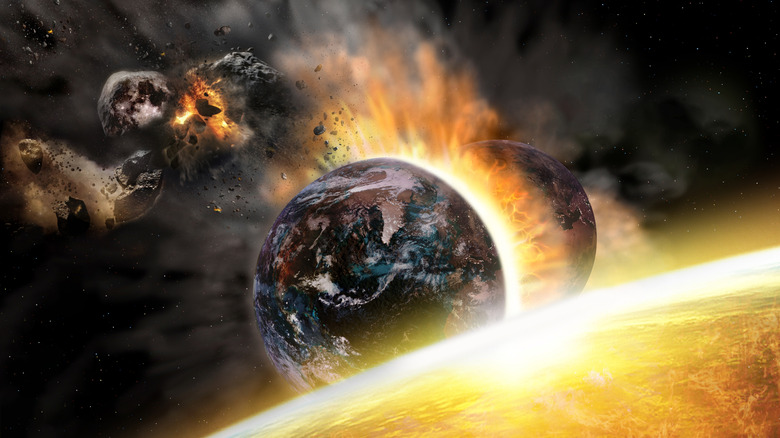 Planets and stars collapsing into each other