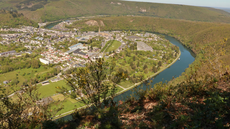 Meuse River in the Ardennes, France