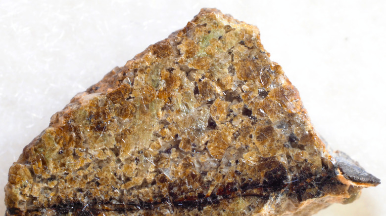 A piece of Martian meteorite NWA 7397, found in Morocco
