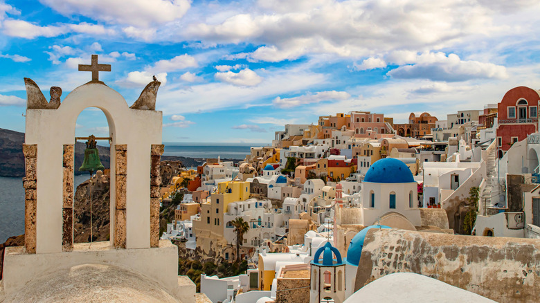 A Greek city by the coast