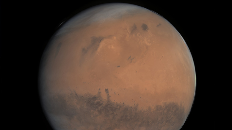 View of Mars captured by space probe