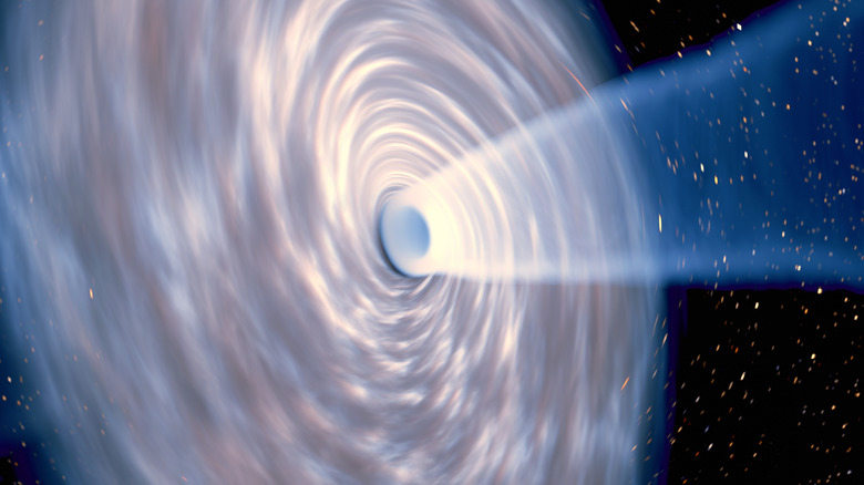 Mysterious space object is emitting a beam