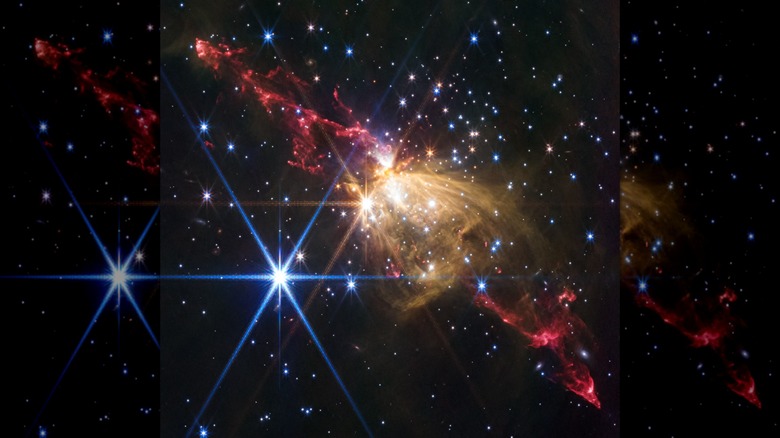 Stellar jet in Sh2-284