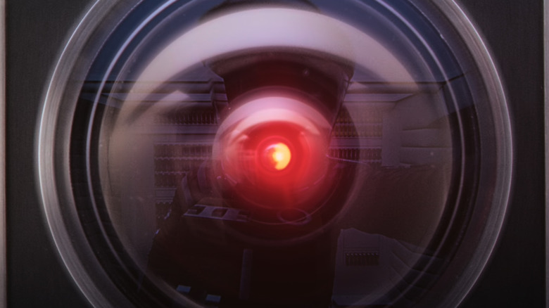 A closeup of HAL in 2001: A Space Odyssey