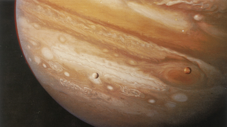 Image of Jupiter taken from Voyager