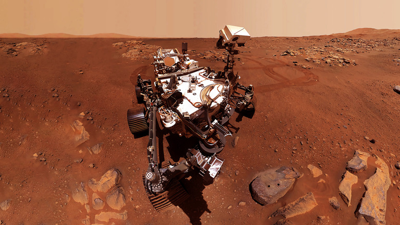 Curiosity rover self-portrait on Mars