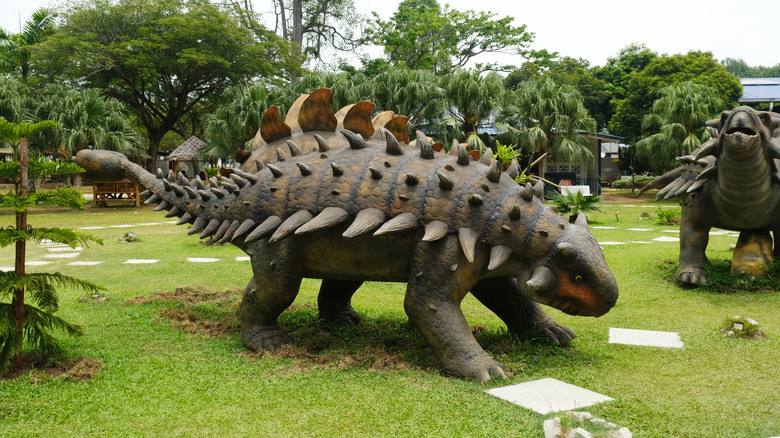 Replica of Ankylosaurus in Malaysia