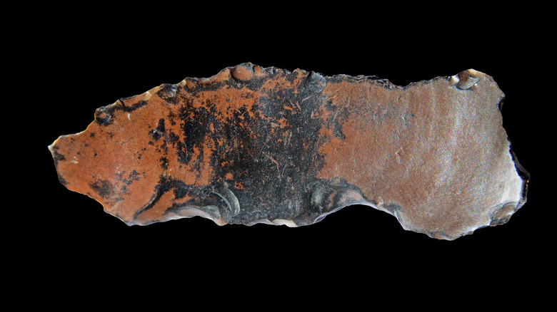 Neanderthal flint knife