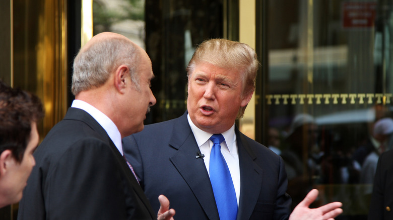 Donald Trump speaking with Dr. Phil
