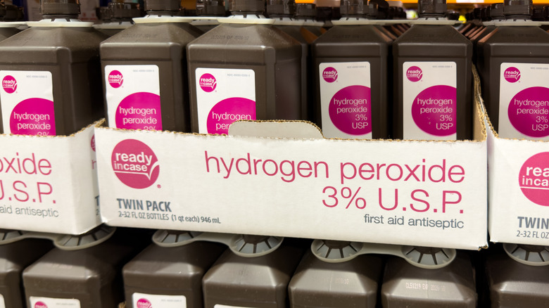 Bottle of hydrogen peroxide