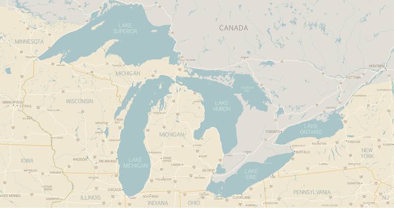 Great Lakes Map