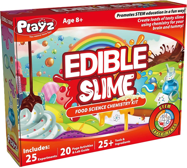 Edible slime chemistry kit.