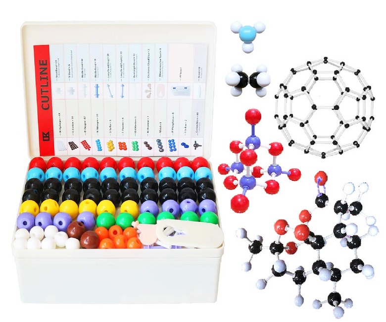 Molecular model chemistry kit.