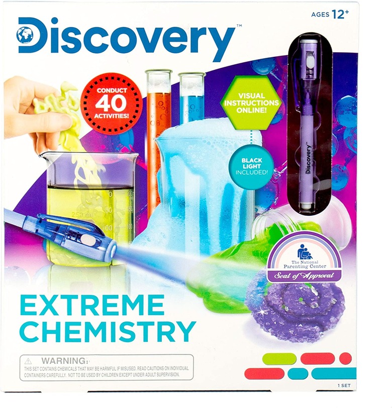 Extreme chemistry science kit.