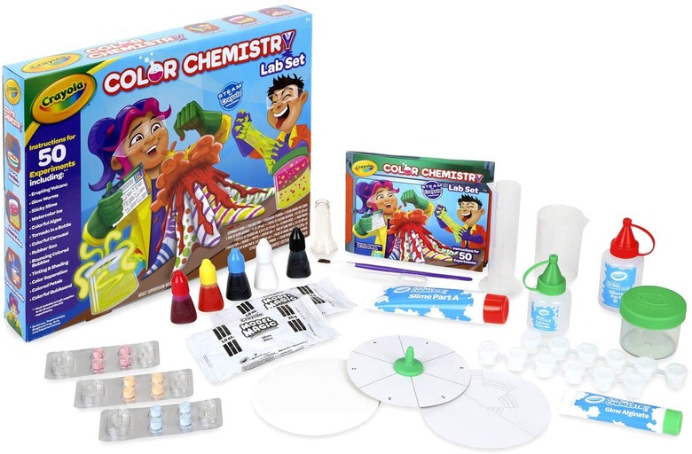 Color chemistry science kit.