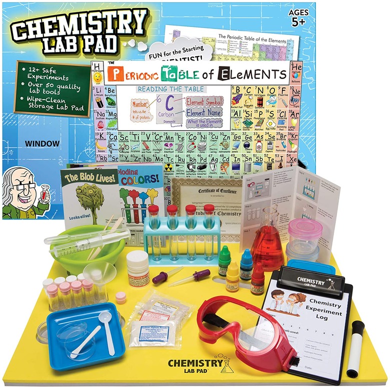 Chemistry lab pad science kit.