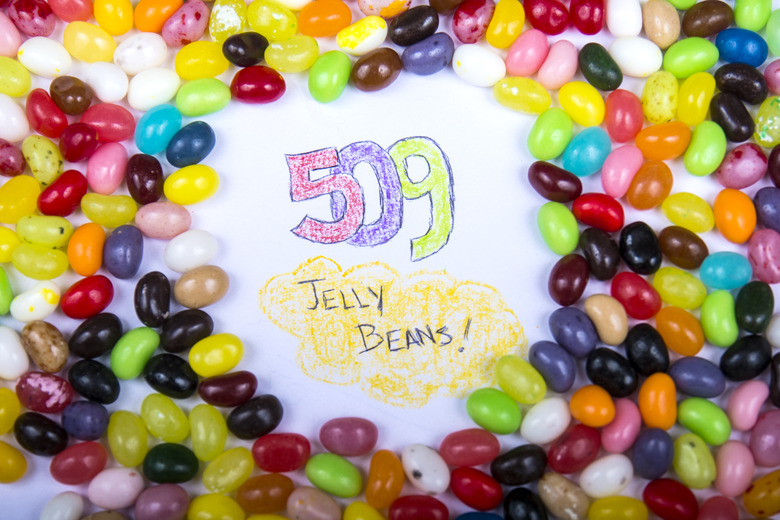 Jelly beans successfully counted.