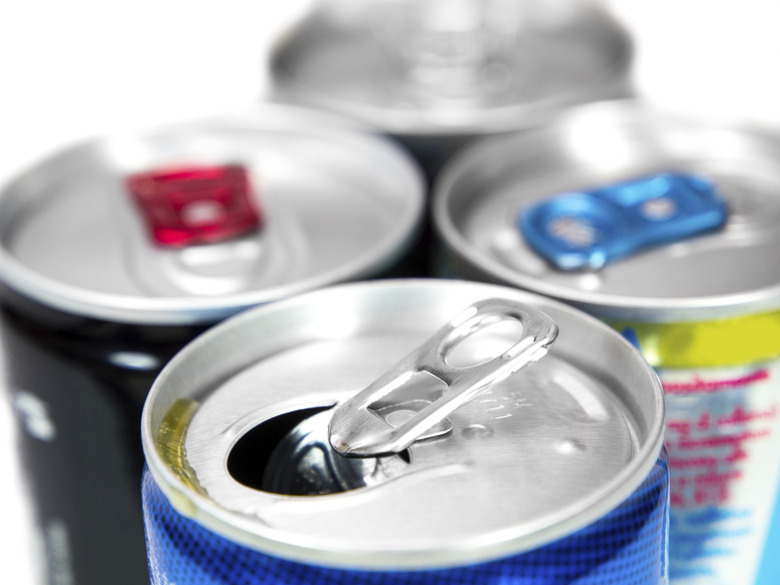 Energy drink cans