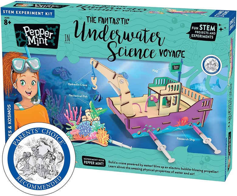 Underwater voyage science kit.