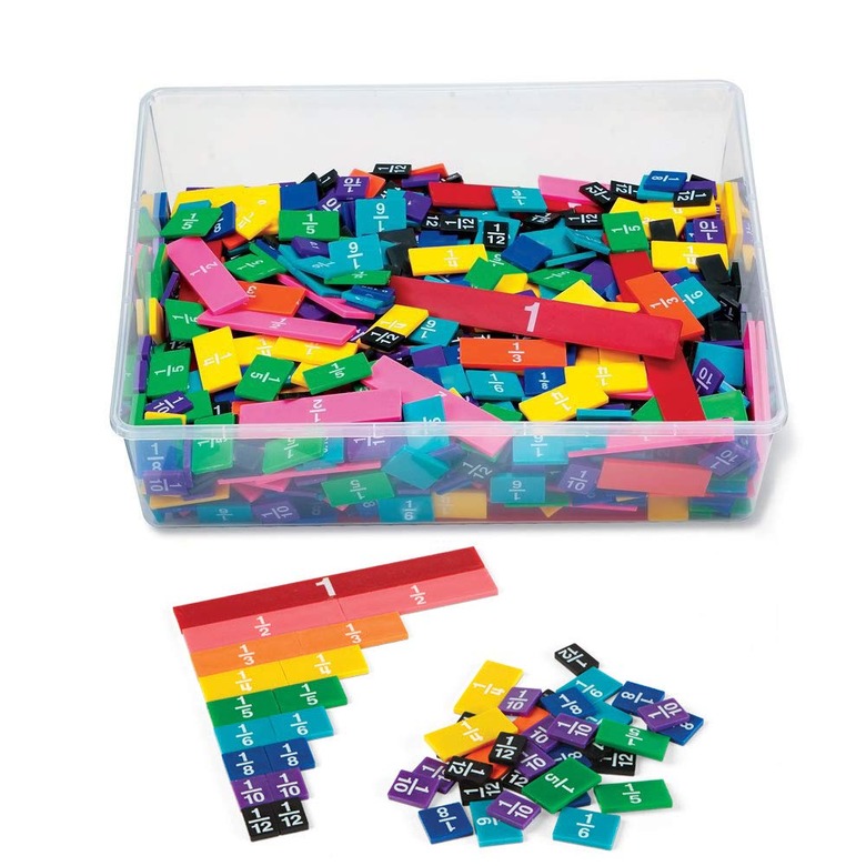 Rainbow fraction science kit.