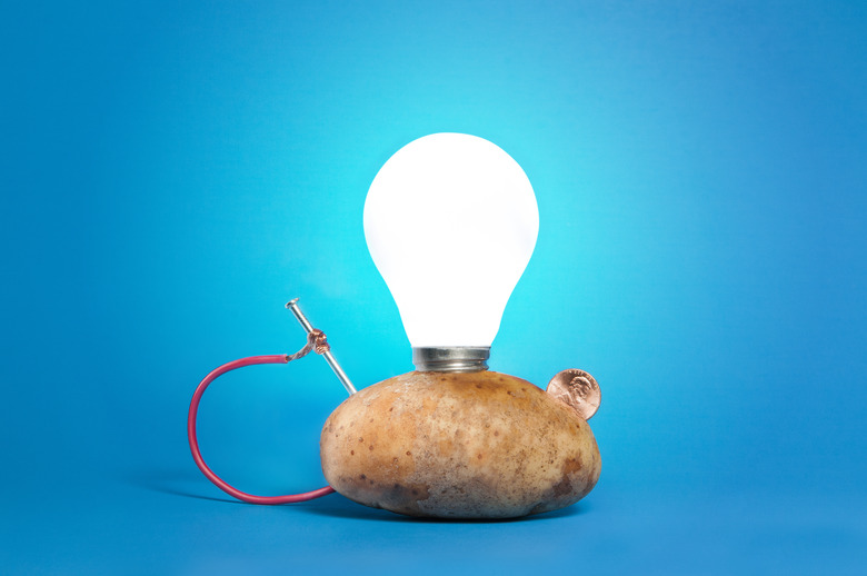 Potato Light Bulb Experiment For Kids