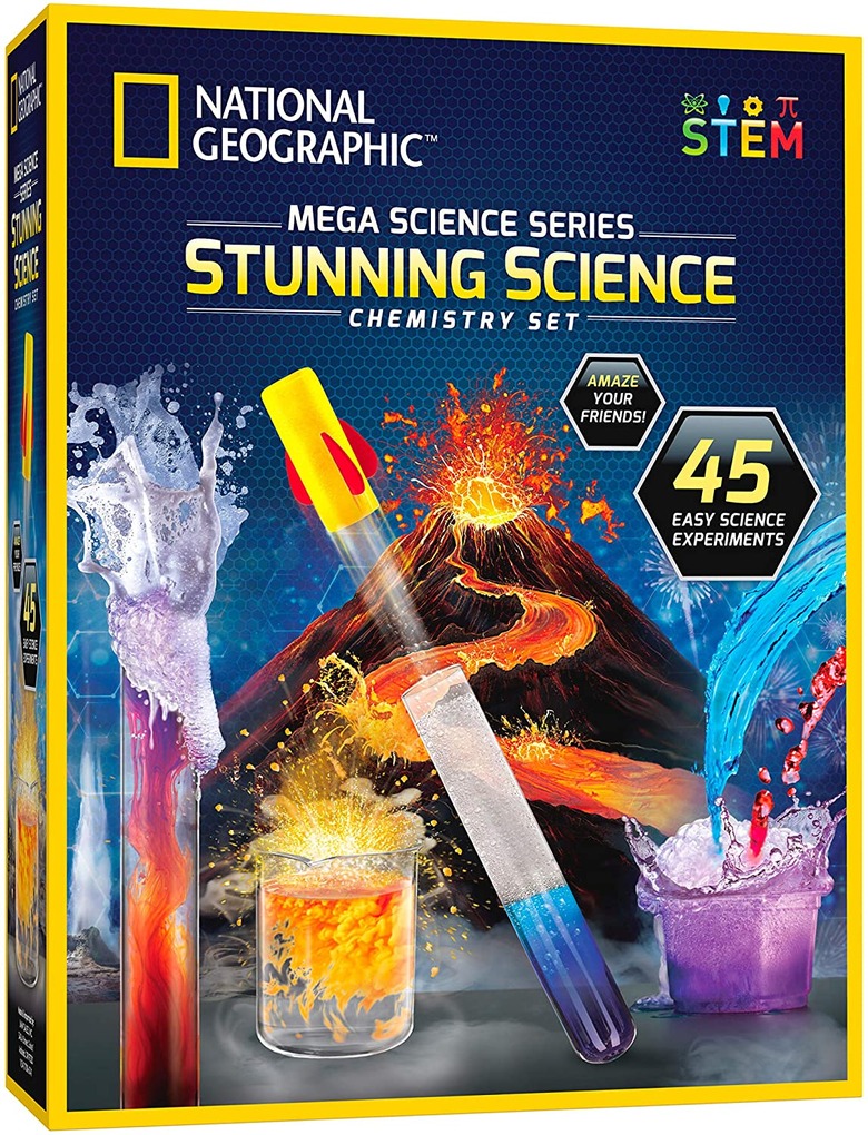 Volcano and chemistry science kit.