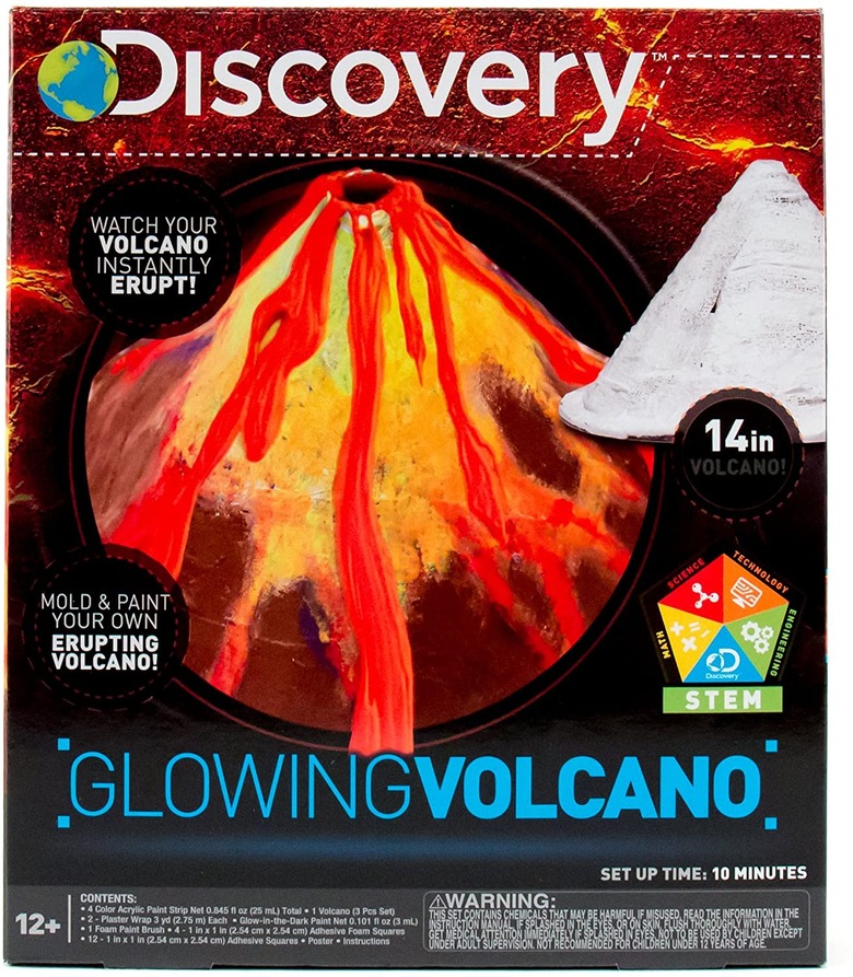 Glowing volcano science kit.