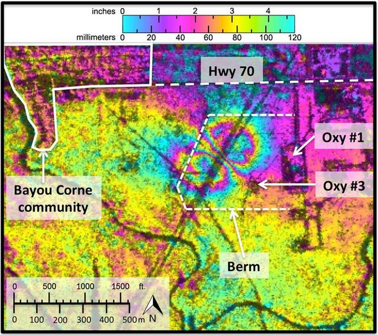 Using radar imaging from NASA can help identify potential sinkholes.